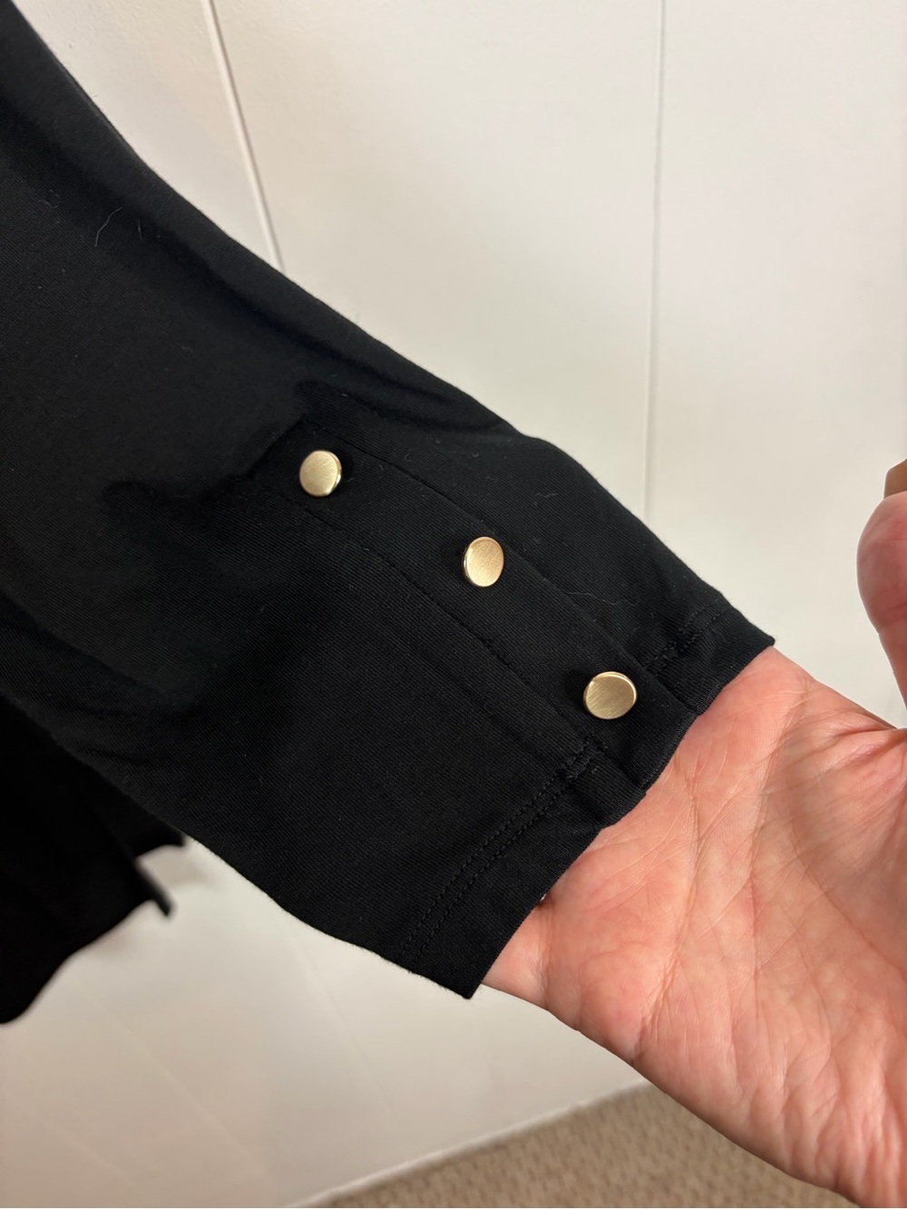 Penningtons size 3X Black Open Front Cardigan Tunic Workwear Office Long Sleeve - Picture 4 of 6